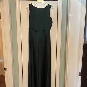 BHLDN Dark Green Gown